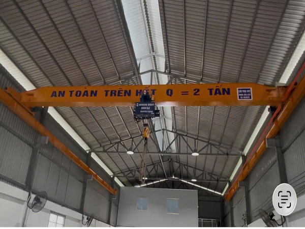 Cầu trục dầm đơn 2 tấn